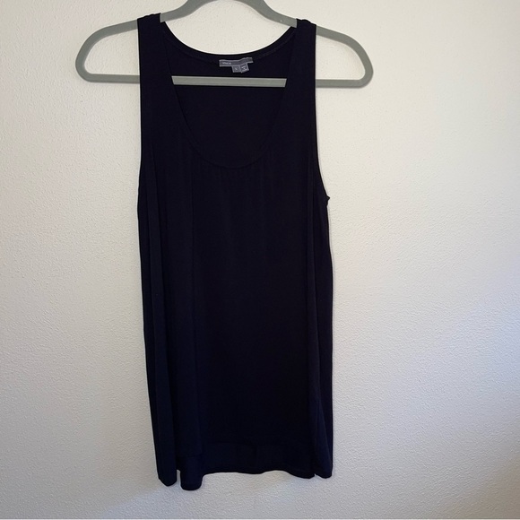 Vince Hi Low Black Scoop Neck Tank Top  Size L - Picture 8 of 15